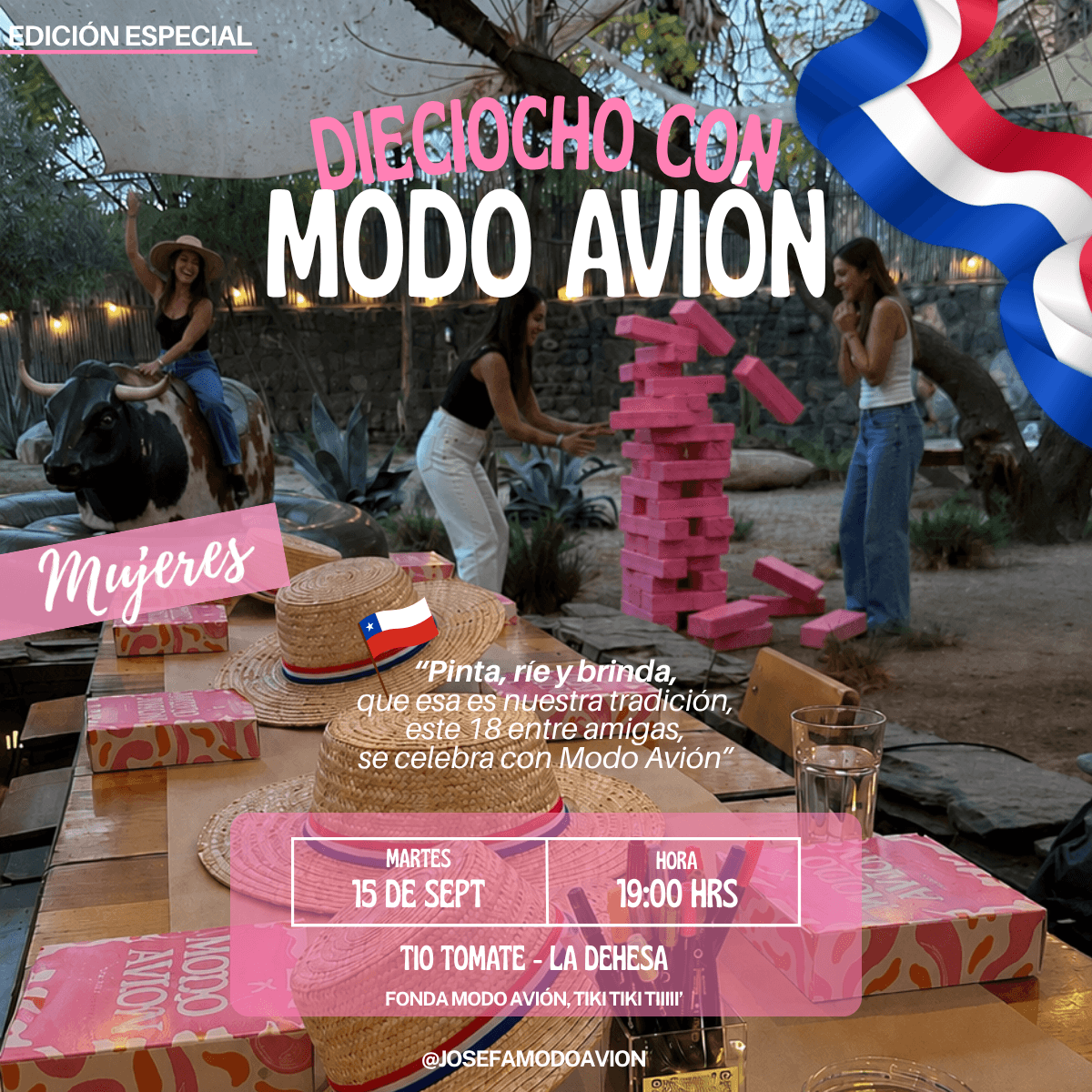 Dieciocho Con Modo Avión 🇨🇱 image}